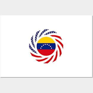 Venezuelan American Multinational Patriot Flag (8 Stars) Posters and Art